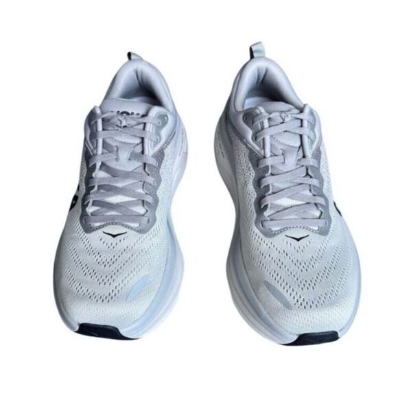 Hoka One One Men's Bondi 8 Running Shoes Gray Size 10D Athletic Sneaker - Picture 2 of 11